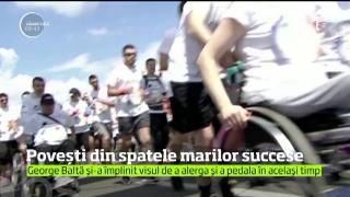 Povești din spatele marilor succese! George Baltă și-a împlinit visul de a alerga și a pedala în același timp