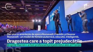 Brigitte Macron, Prima Doamnă a Franței, cu un sfert de veac mai în vârstă decât noul lider francez