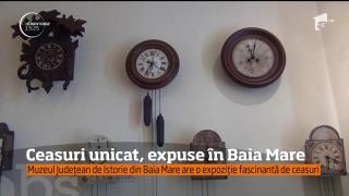 Ceasuri unice, expuse la Muzeul Judeţean de Istorie din Baia Mare