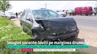 Patru membri ai unei familii din Buzău, spulberaţi de o maşină scăpată de sub control