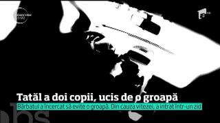 Un tânăr, tată a doi copii, A MURIT într-un ACCIDENT, după a încercat să evite o groapă