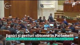 Nicolae Bacalbașa, jigniri și gesturi obscene în Parlament! Ţinta deputatului PSD a fost Raluca Turcan, șefa PNL