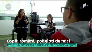 Poligloţi de mici! Peste 95% dintre elevii din clasele primare şi gimnaziale cunosc cel puţin două limbi străine