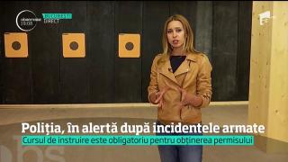 ALERTĂ în Capitală, după incidentele armate! Cei care dețin arme sunt obligați să obțină AVIZ PSIHOLOGIC (VIDEO)