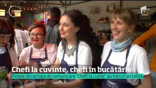 "Chefi la cuțite", luaţi la asalt de bucătărese! Specialiştii în marketing au trecut la cratiţă
