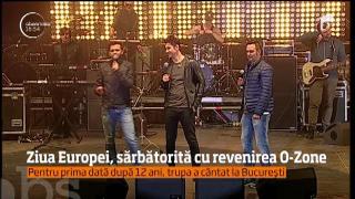 Ziua Europei, sărbătorită cu O-Zone! Pentru prima dată după 12 ani, trupa a cântat la București