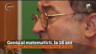 Geniu al matematicii, la doar 16 ani! Elev din Constanţa, medaliat cu bronz la "Balcaniada de Matematică pentru Seniori"