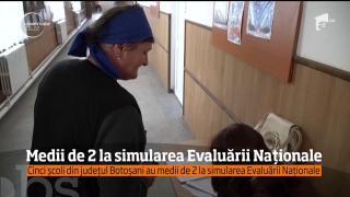 Medii de doi la simularea Evaluării Naţionale. La una dintre şcoli, unul dintre dascăli este femeia de serviciu!