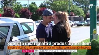 NEATENŢIE! O femeie însărcinată a fost la un pas să provoace o TRAGEDIE, pentru că nu a văzut semaforul şi a trecut în viteză, la volan, pe roşu