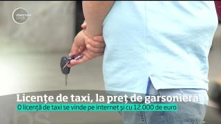 Primăria le-a dat gratis, iar posesorii lor vând acum licenţele de taxi şi cu 10.000 de euro! Autorităţile nu fac nimic