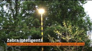 Într-o intersecție din Brașov a fost instalată o trecere de pietoni inteligentă