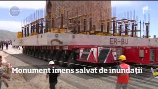 Monument istoric vechi de 550 de ani, salvat din calea furiei apelor, în Turcia