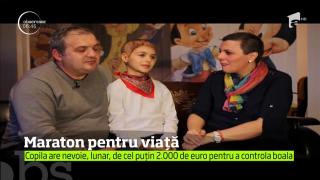 Maraton pentru viaţă! Mai mulţi tineri din Capitală au alergat pentru Annes, o fetiţă de 12 ani bolnavă de leucemie