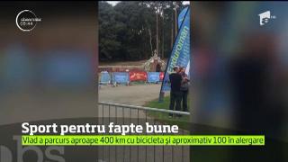 Sport pentru fapte bune! Vlad Tănase a participat la Enduroman în scop caritabil