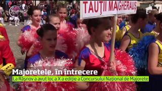 Majoretele au defilat la cea de-a zecea ediţie a Concursului Naţional de la Răşnov