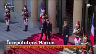 Începutul erei Macron. Franţa este condusă de cel mai tânăr preşedinte din istorie