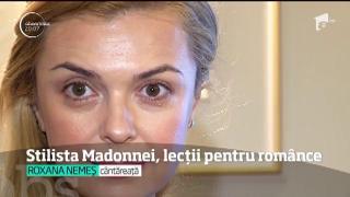 Make-up artista care 13 ani a fost în turnee cu Madonna a machiat-o şi pe Crina Matei