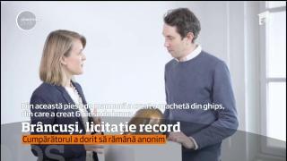 "Muza adormită" a lui Constantin Brâncuși, cumpărată de un anonim la o licitaţie cu o sumă record!