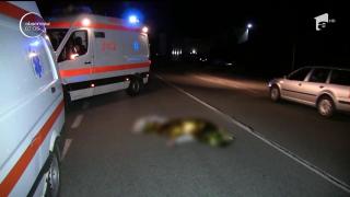 Austriac SPULBERAT de o maşină, pe un drum din Cluj. Impactul a fost atât de violent, încât un picior al bărbatului a fost găsit la 10 metri de locul accidentului