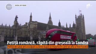 Fetiţa româncă din Londra care a dispărut odată cu o maşină furată, găsită chiar de bunica ei (VIDEO)
