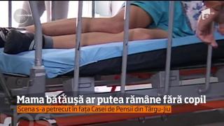 Mama din Târgu-Jiu care şi-a bătut copilul pentru că nu era olimpic la cinci materii ar putea rămâne fără el (VIDEO)