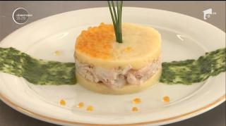 Reţetele tradiţionale reinterpretate. Preparatul "Scordolea" a fost transformat în "mârliţă-n culcuş"