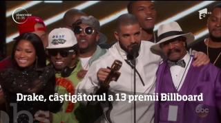 Drake, marele câştigător al galei Billboard Music Awards!