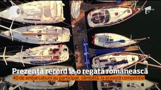 Număr record de participanţi la o regată organizată în România, pe Marea Neagră