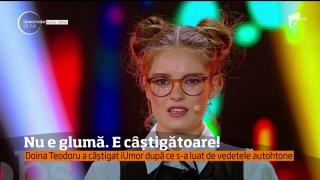 Doina Teodoru a câștigat marea finală ”iUmor”!