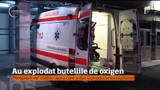 PANICĂ la Serviciul Judeţean de Ambulanţă Vaslui! Explozie puternică, la staţia de alimentare a buteliilor cu oxigen, din vecinătate