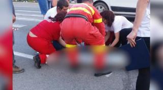 Misiune dramatică la Iaşi! O fetiţă lovită pe o trecere de pietoni a fost salvată de un echipaj trimis în concediu de Primărie