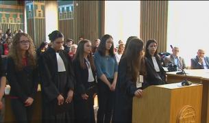 Liceeni au simulat un proces civil la Curtea de Apel Argeș