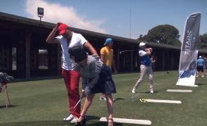 Lecţie de golf cu designerul Cătălin Botezatu