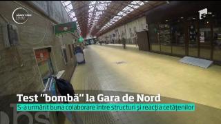 ALERTĂ CU BOMBĂ la Gara de Nord, exerciţiu reuşit pentru forţele Ministerului de Interne