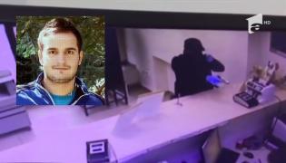 Autorul jafului de la bancă, de acum şase zile a fost prins! Susţine că un VICIU l-a împins să ameninţe o casieră cu arma