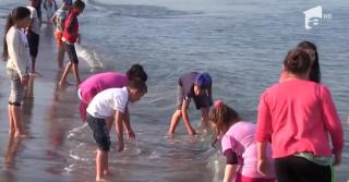 Emoţii mari pentru zeci de copii nevoiaşi din Ploieşti! Micuţii au ajuns pentru prima dată la mare