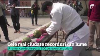 În Cartea Recordurilor sunt şi performanţe extrem de stranii!