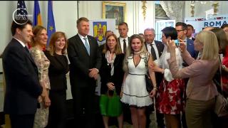 Klaus Iohannis s-a întâlnit cu românii din Statele Unite