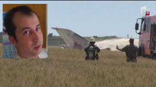 Pilotul MIG-ului prăbuşit la Nazarcea e UN EROU! Înainte de a se catapulta din avion a luat o decizie care putea să îl coste viaţa