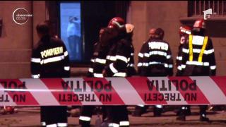 Panică în Gara de Nord din Capitală! Bărbat în stare gravă, după ce sediul Poliţiei Transporturi Feroviare a fost cuprins de flăcări (VIDEO)