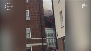 Nou incendiu de proporții în Londra. 72 de pompieri au fost mobilizaţi pentru a stinge focul!