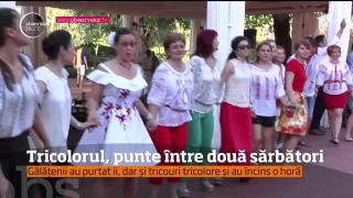 Sute de gălăţeni au stabilit o premieră naţională! Oamenii au găsit metoda perfectă pentru a uni două sărbători: Ziua iei şi Ziua Tricolorului