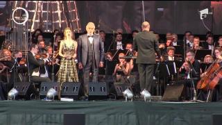 Atmosferă de basm pe Cluj Arena! Celebrul tenor Andrea Bocelli a oferit un moment magic, în duet cu Gheorghe Zamfir