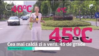 ROMÂNIA FIERBE! Ne topim la temperaturi care ajung şi la 40 de grade Celsius!