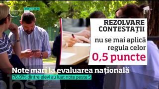Note mari la Evaluarea Naţională! Avem un număr DUBLU de NOTE DE 10 faţă de anul trecut