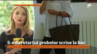 BACALAUREAT 2017: Peste 135.000 de absolvenţi de liceu au dat prima probă scrisă. Examenul a adus o PREMIERĂ