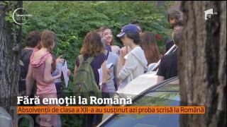 Absolvenţii de clasa a 12-a au răsuflat uşuraţi. Subiectele la limba română de la Bacalaureat au fost mai uşoare decât se aşteptau