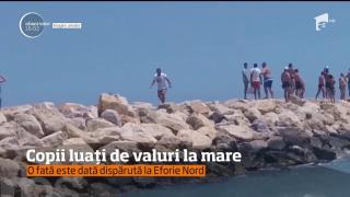 ZI NEAGRĂ PE LITORAL! Copil de 14 ani, scos inconştient din mare, la Năvodari! O fetiţă A DISPĂRUT ÎN APA MĂRII, la Eforie!