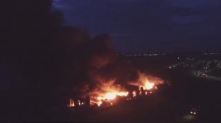 PRIMELE EXPLICAŢII ale incendiului de la Baloteşti: Fabrica de mobilă care a ars funcţiona fără autorizaţie de la pompieri