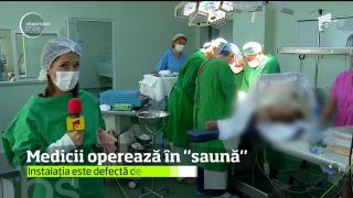 Situaţie cruntă în spitalele din România! Medicii operează la 40 de grade, iar pacienţii se sufocă de cald în saloane